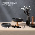 thumbnail image 3 of czyyul Ceramic Pans Set Non Stick  3 Piece Nonstick Detachable Handle Cookware Sets  Non Toxic Induction Kitchen Pan with Removable Handle  Healthy RV Cookware  Dishwasher ＆Oven Safe, 3 of 9