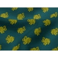 thumbnail image 4 of oneOone Viscose Jersey Fabric Rabbit Block Print Fabric BTY 60 Inch Wide, 4 of 5