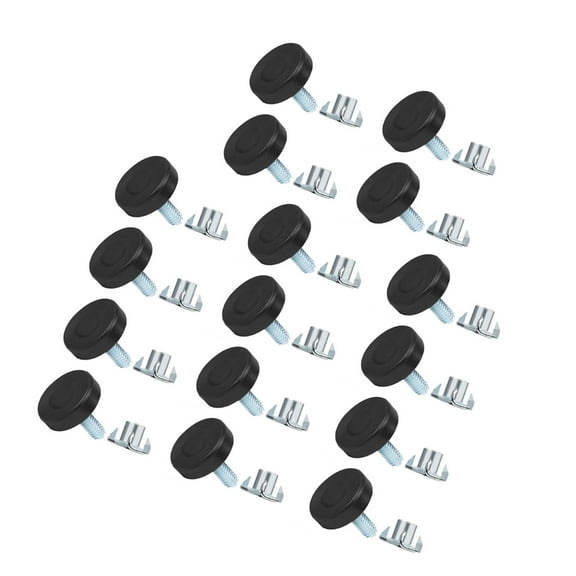 Pack of 16 Metal Furniture Levelers Adjustable Feet for Table Desk Chair