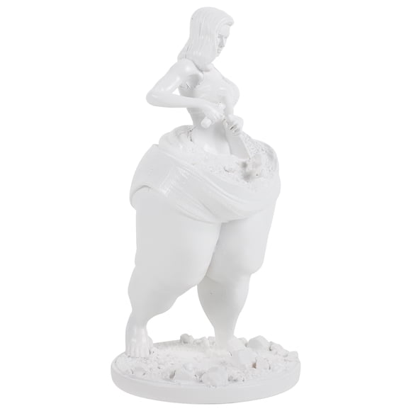 IDEANATEGRATE Estatua De Resina Mujer Con Saludable Para De Y Hogar