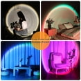 thumbnail image 3 of Richgv Sunset Lamp Projection, 16 Colors Changing Projector LED Lights Floor Lamp Rainbow Projection Light 360 Degree Rotation for Christmas Decorations Photography/ Party/ Home/ Bedroom, 3 of 11