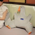 thumbnail image 4 of Tnobhg Waist Pillow Comfortable White Goose Plush Toy Relieve Back Pain Ergonomic Design Soft Cute Doll Cushion, 4 of 7