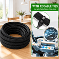 Cable Sleeve Split-sleeving 35ft-1/8inch Cord Management Wire Protector ...