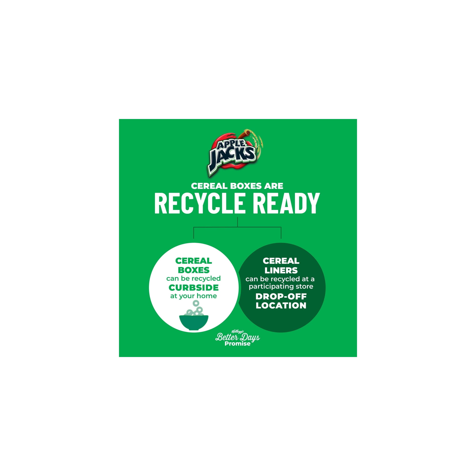 Kellogg's Apple Jacks Cold Breakfast Cereal (Pack of 5)