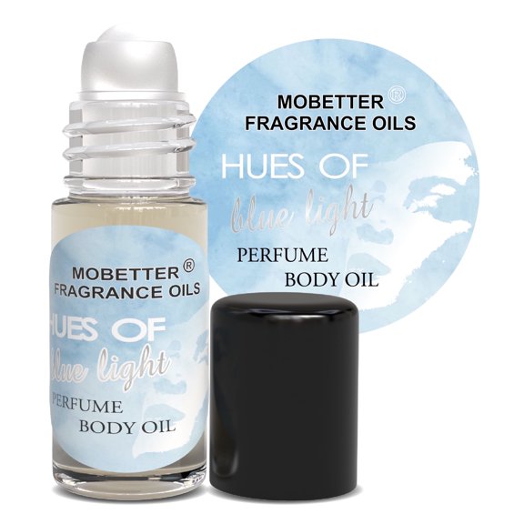 MOBETTER FRAGRANCE OILS Hues of Blue Light 1 Oz Perfume Fragrance Body Oil for Women