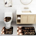 thumbnail image 1 of GOHAO Happy New Year 2020 3 Piece Bathroom Rugs Set Bath Rug Contour Mat and Toilet Lid Cover, 1 of 2