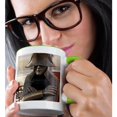 thumbnail image 2 of 3drose, Slovakia, Bratislava, Bronze Napoleon Statue - Eu42 Cmi0070 - Cindy Miller Hopkins, 15oz Two-tone Green Mug, 2 of 6