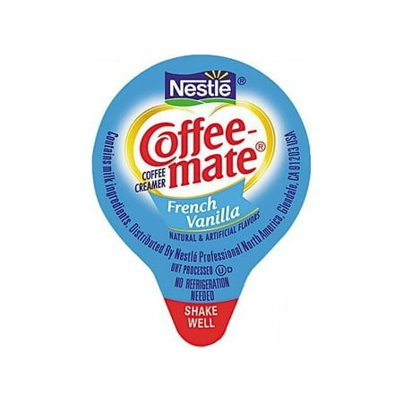 Liquid Coffee Creamer French Vanilla 0.38 oz Mini Cups 180/Carton 35070
