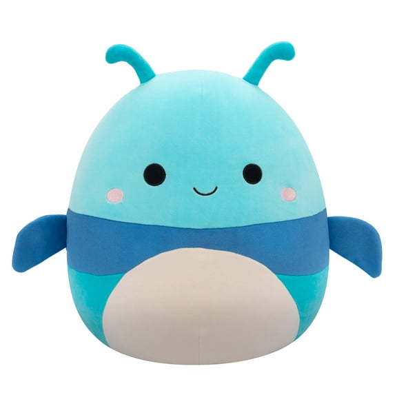 Squishmallows 14-inch Benkamin the Blue Beetle - Child's Ultra Soft Stuffed Plush Toy