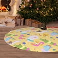 thumbnail image 6 of Yiaed Summer Animals Print Christmas Tree Skirt , Tree SkirtsTree Mat for Christmas Winter Holiday Indoor Decorations-36", 6 of 7