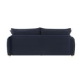thumbnail image 5 of ACME Irina Velvet Fabric Upholstered Sofa with Sleeper and 3 Pillows in Blue, 5 of 8