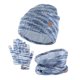 thumbnail image 1 of Conjunto de gorro y bufanda Prolriy para mujer, 3 conjuntos de guantes de invierno para niños, gorro de punto para niños pequeños, manoplas con pantalla táctil, calentador de cuello para niños y, 1 of 3