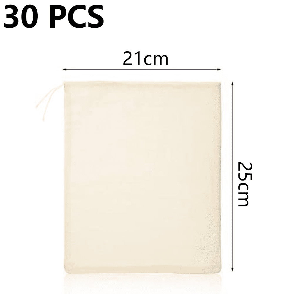 50 Sachets En Mousseline De Coton Réutilisables Pour La Cuisine, Le Trempage De L'alcool