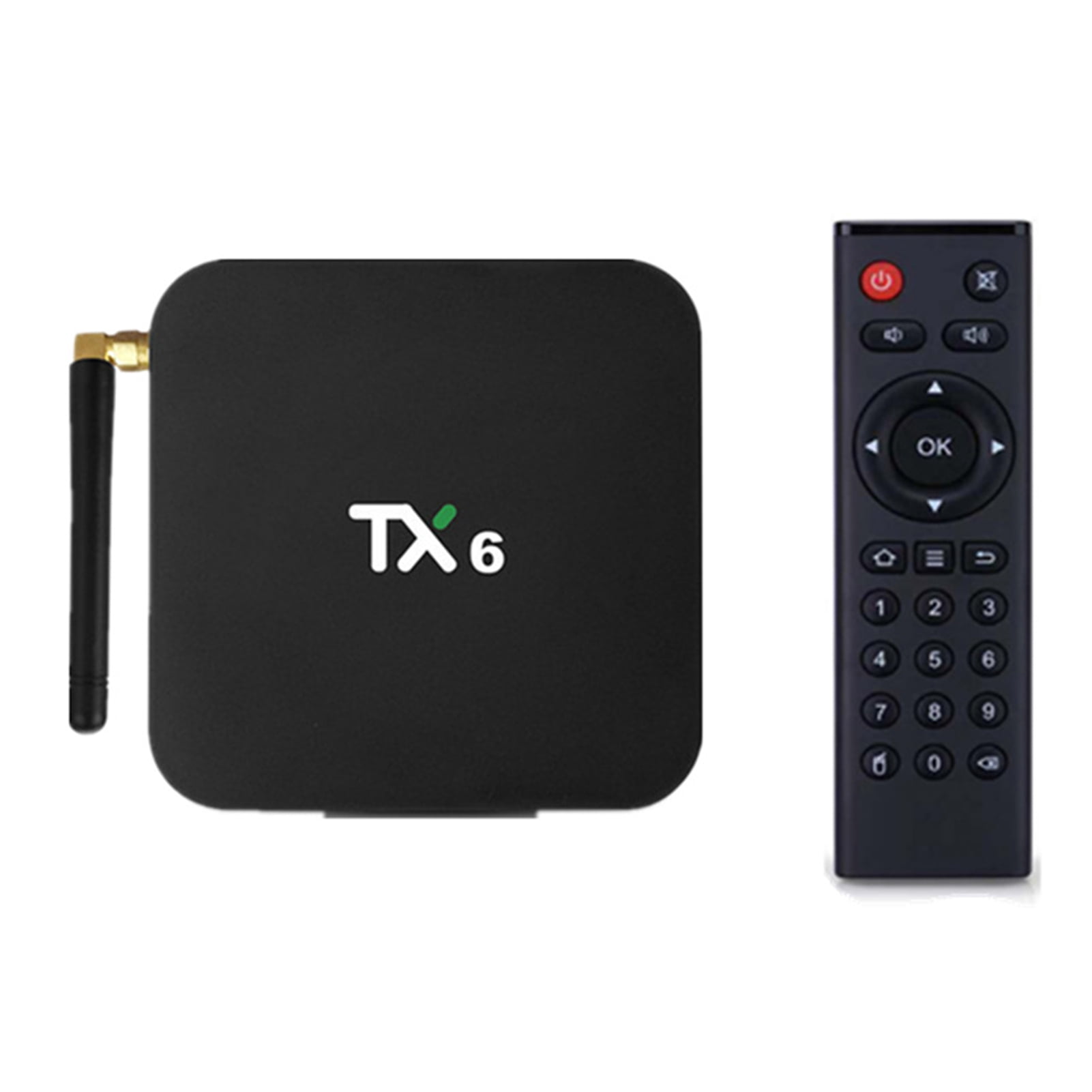 AURORA TRADE 1 Set Set Top Box with Remote Control Stable Connection US/EU/UK/AU Plug Smart TV Box Home Use Household Supplies