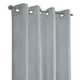 thumbnail image 4 of Loft Living Banan Sheer Grommet Single Curtain Panel 52 x 108 in Light Grey, 4 of 6