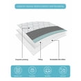 thumbnail image 5 of Quilts Twin Size, Turquoise Morocco Soft Comforter Bedding Set for Bed, Geometric Grey Stripes Modern Lightweight Quilted Bedspread with Pillow Cover(2 Pieces) for All Season, 68x86 Inch, 5 of 6