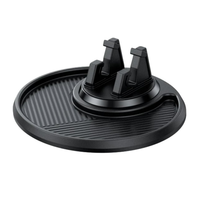 Alfombrilla antideslizante para coche, soporte para teléfono, alfombrilla adhesiva de silicona flexible y multifuncional Negro