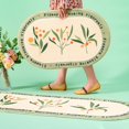 thumbnail image 2 of Alfombrillas de planta de flores pequeñas, alfombras suaves y frescas, Alfombra de entrada para el hogar, dormitorio, inodoro, puerta de baño, almohadilla de pie antideslizante absorbente Fivean unisex, 2 of 2
