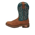 thumbnail image 3 of Justin Boot Company Men`s Commander 11In H20 Brown Nano Square Toe Work Boot Brown 10.5 D, 3 of 5