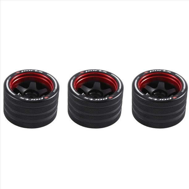 3X para MT4/FUTABA 4PX / NB4 /KO EX Next / X9 Control Remoto Universal Volante de Metal Volante Rojo