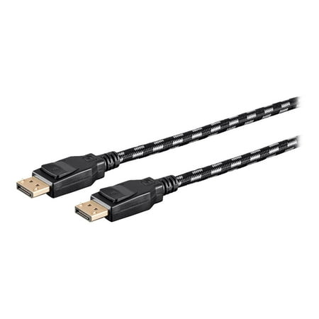 UPC: 0889028120606 | Monoprice Braided DisplayPort 1.4 Cable – 10 Feet – Gray  8K Capable For Graphic Design  TV Walls and PC Gaming
