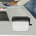 thumbnail image 4 of ETHZZLE 1Pcs Black Rectangular Paper Shredder With Compact Design For Home Use Daily Manual Shredder, 4 of 7