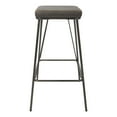 thumbnail image 2 of Mayson 30" Barstool in Charcoal Fabric with Industrial Steel Base 2/CTN, 2 of 2