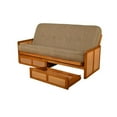 thumbnail image 4 of Kodiak Furniture Westport Full-size Wood Futon Set w/ Storage and Black Mattress, 4 of 18