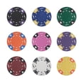 thumbnail image 3 of Playzaic 14-gram Ace King Premium Poker Chips (50-pack) Heavy Clay Composite Set (Purple), 3 of 4