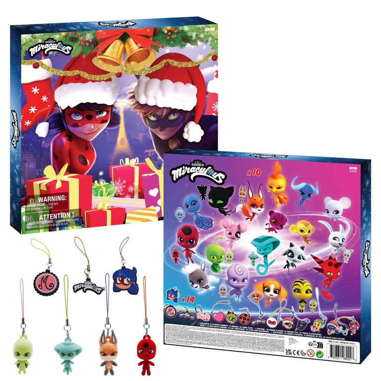 Wyncor Miraculous Ladybug Advent Calendar with Mini Kwamis