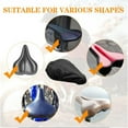 thumbnail image 5 of Bike Saddle Rain Cover Waterproof Seat Protector Universal Cycling Accessory for Road Mountain Bikes Compact Lightweight, 5 of 7