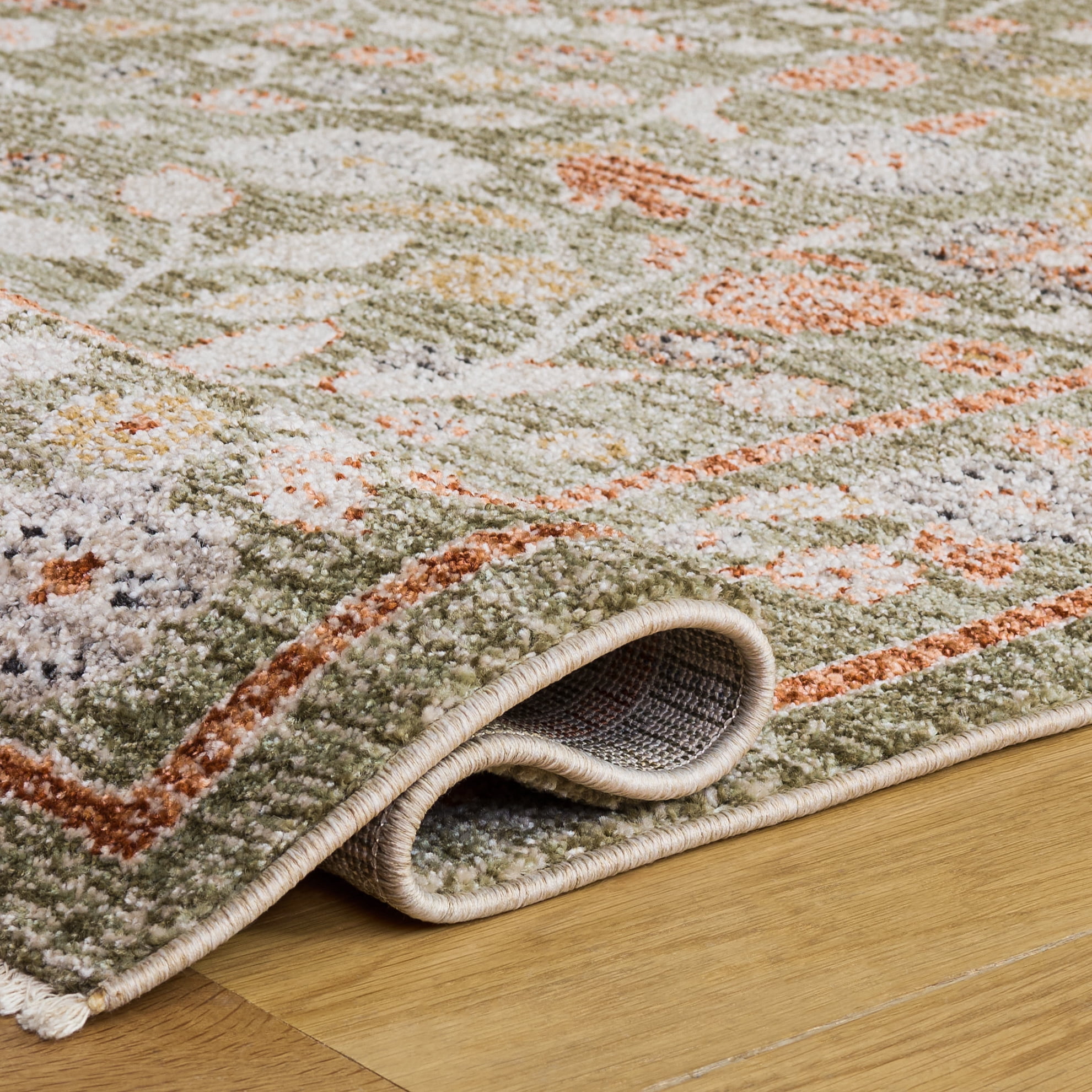 Safavieh Grove Belize Floral Area Rug, Green/Ivory, 6'7" x 6'7" Round