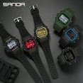 thumbnail image 6 of Sanda Men's Watches Sports Outdoor Waterproof Military Wrist Watch Date Multi Function Tactics LED Alarm Stopwatch, 6 of 7