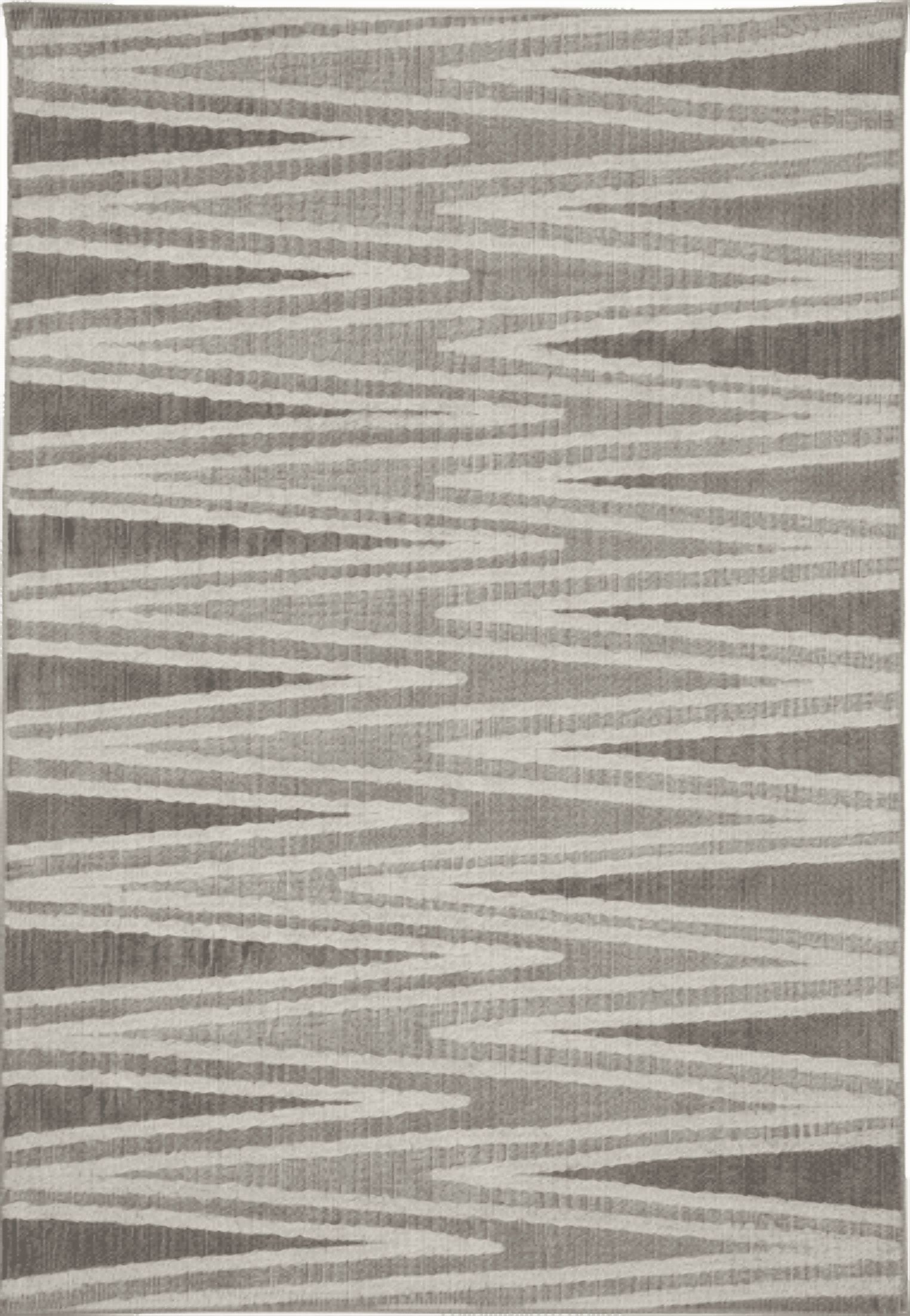 Tapis d'interieur exterieur abstrait Rug Branch Hogar, gris creme, moderne - Salon, chambre, salle a manger et cuisine<br>