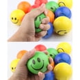 thumbnail image 3 of Juego de 12 pelotas antiestrés para niños y adultos, pelotas de espuma suave de poliuretano, juguetes divertidos para aliviar el estrés con cara, 3 of 4