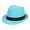 Blue, variant on Unisex Classic Summer Sun Hat Lightweight Breathable Fedora for Beach Outdoor Activities Casual Wear with Short Brim