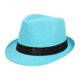 thumbnail image 1 of Sombrero de paja unisex de ala corta: sombrero informal y transpirable para el verano, 1 of 2