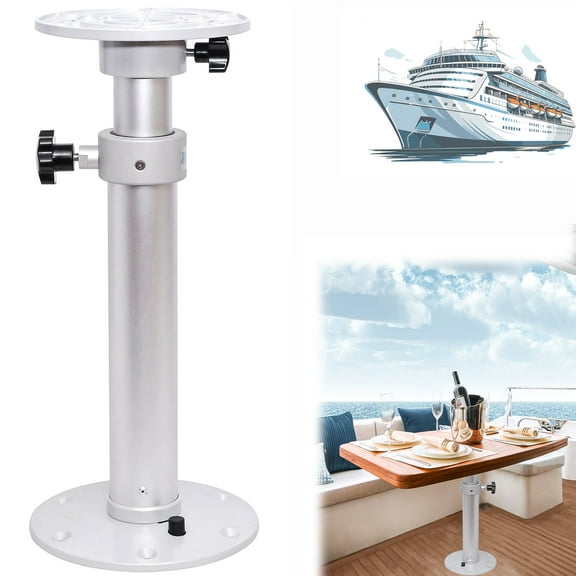 Aluminum Alloy Table leg, Detachable Adjustable Aluminum Alloy RV Table Base