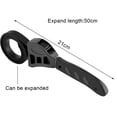 thumbnail image 2 of Llave de goma de 500 mm, llave inglesa universal negra ajustable para cualquier herramienta de abrelatas de torsión, filtro de aceite, herramientas de reparación de coches, 1 unidad Ecomeon no, 2 of 6