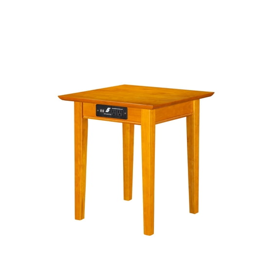 Shaker End Table-Finish:Caramel Latte,Item Package Quantity:1