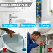 FlexiSnake Drain Weasel Pro Snake Hair Clog Remover, Starter Kit 2 Pack