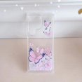 thumbnail image 3 of Compatible with Samsung Galaxy S23 Plus Glitter Butterfly Case?Glow in The Dark Women Girls Girly Bling Sparkle Flowing Quicksand Light up Case Soft TPU Bumper Luminous Phone Cover, Pink, 3 of 7