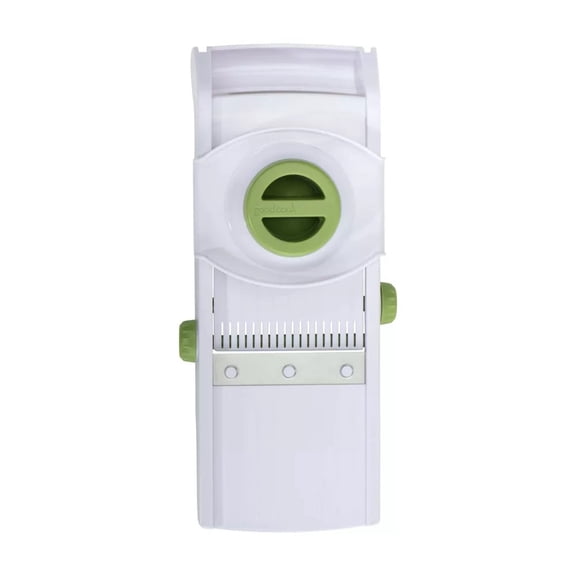 GoodCook Ready Mandoline Slicer: Kitchen Tool, Plastic & Stainless Steel, Hand Wash, Green & Silver