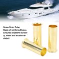 thumbnail image 3 of Brass Boat Drain Tube Plug 3pcs Marine Transom Splashwell Livewell Installation, 3 of 7