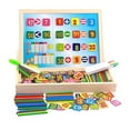 thumbnail image 4 of Abbracc Colourful Multifunctional Montessori Wooden Teaching Math Game Toy Double Style_1, 4 of 7