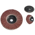 thumbnail image 3 of MYG 3 inch Grinding Wheel Flap Disc 80 Grit Angle Grinder Sanding Disc Abrasive Tool, 3 of 5
