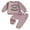 Purple, variant on Toddler Baby Girls Fall Outfits 6 12 18 24 Months 2T 3T 4T Letter Print Long Sleeve Sweatshirt and Elastic Pants Set Baby Cute 2 Piece Clothes