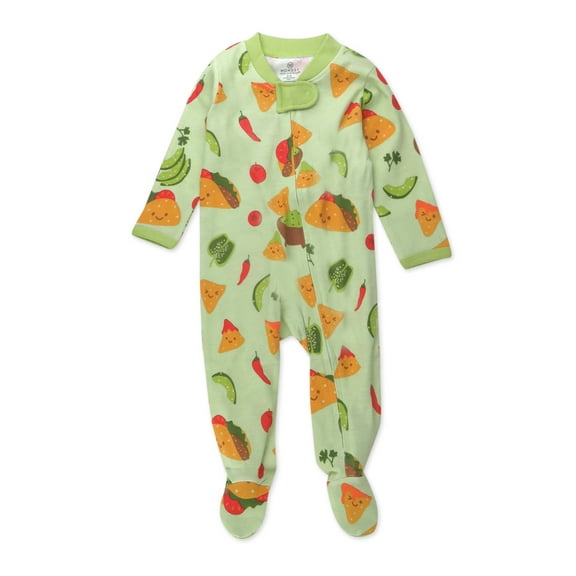 Honest Baby Clothing Organic Cotton Baby Boy/Girl Sleep N Play, Sizes Newborn-9 Months