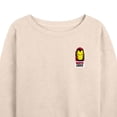 thumbnail image 3 of Marvel Iron Man - Invincible Oversized - Women's French Terry Pullover Sweatshirt, 3 of 5