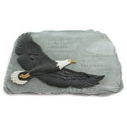Joseph Studio 60873 Soaring Eagle Garden Stone with Verse They Will Soar on Wings Like Eagles Isaiah 40:31, 11-Inch
